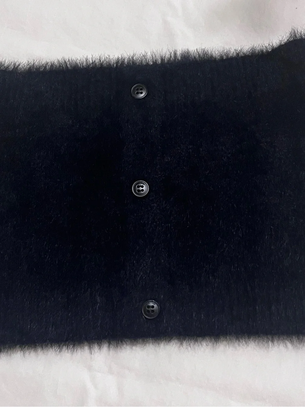Jacquemus Black super soft layering scarf😘🧣 ❤️ with button detailing
